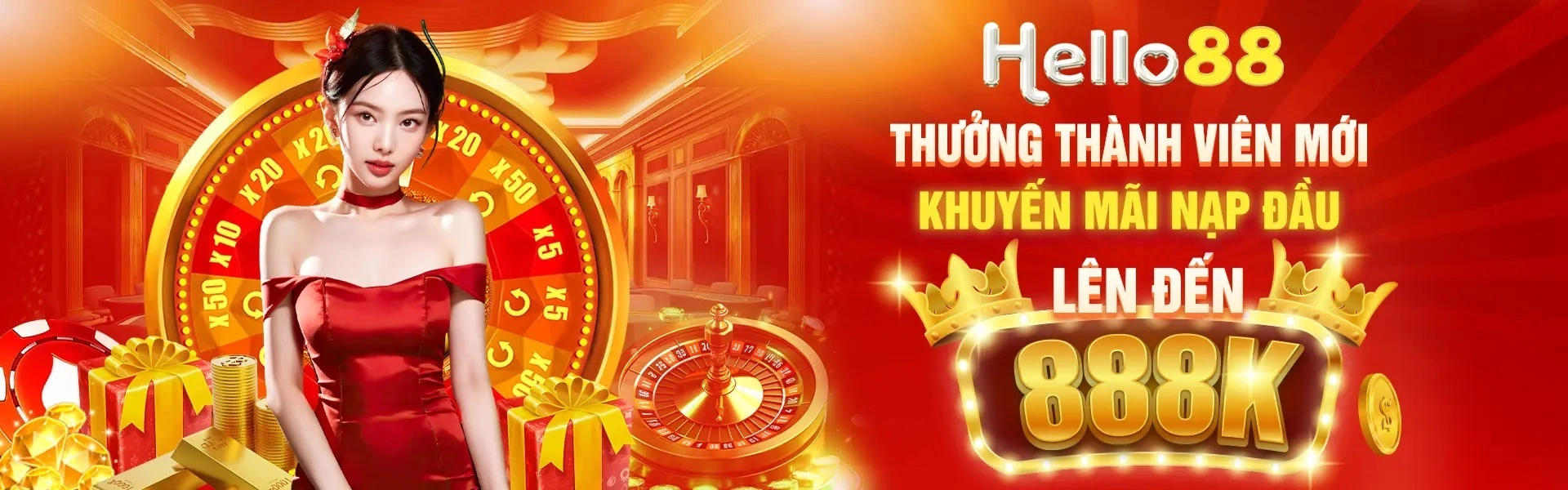 Banner giới thiệu thương hiệu Hello88